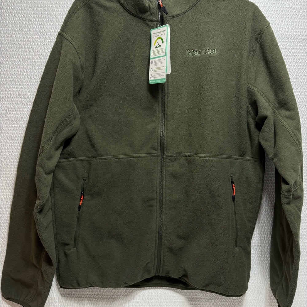 Marmot Green Fleece Jacket